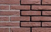 ENGELS BAKSTEEN HANDVORM DONKERROOD