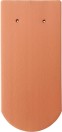 ERLUS Plain tile Natural red čerpės