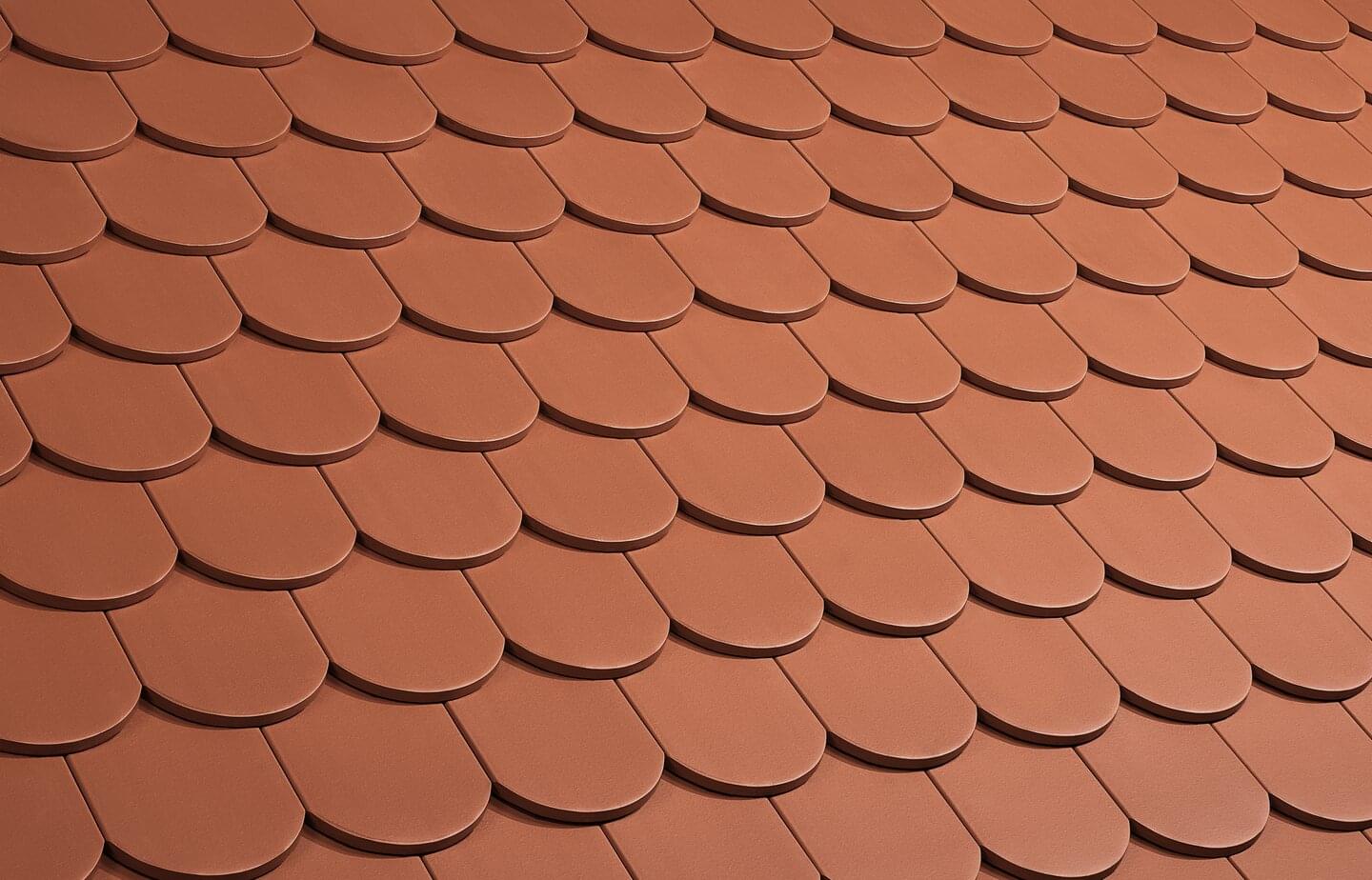 ERLUS Plain tile Copper brown čerpės