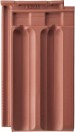 ERLUS Scala® Falzziegel (Interlocking Tile) Sinterfalz Sinter red čerpės