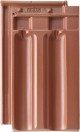 ERLUS Großfalzziegel Copper brown čerpės