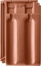 ERLUS Großfalzziegel XXL® Copper brown čerpės