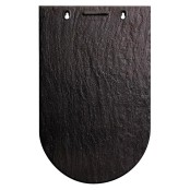 ARDOGRES 25x40 Drop Slate Black akmens masės čerpės
